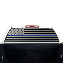 American Flag Rear Window Decal for Toyota Tundra 2007-2021 – Precut Matte Black Vinyl