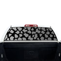 Animal Leopard Cheetah Rear Window Windshield Vinyl Decal Stickers Fits Toyota Tundra 2007-2021
