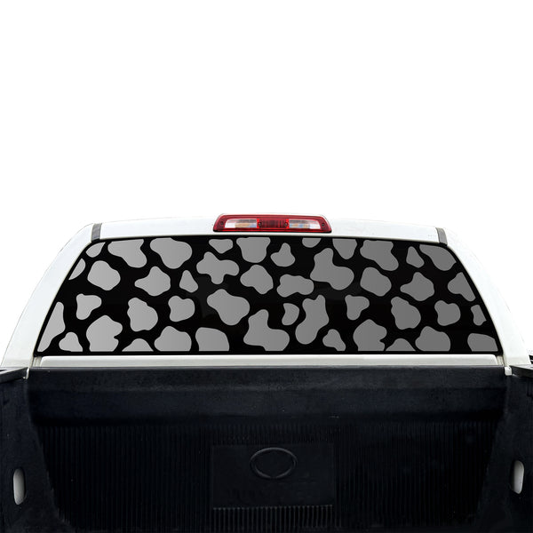 Animal Leopard Cheetah Rear Window Windshield Vinyl Decal Stickers Fits Toyota Tundra 2007-2021