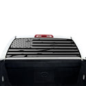 American Flag Rear Window Decal for Toyota Tundra 2007-2021 – Precut Matte Black Vinyl