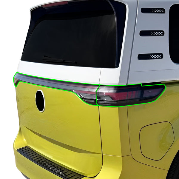 Volkswagen ID. Buzz 2025 Dark Smoke Headlight & Taillight Tint Kit – Precut Vinyl Lens Overlays Film