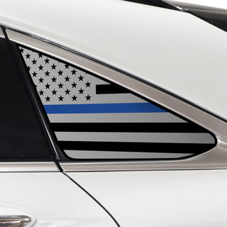 Buy thin-blue-line Quarter Window American Flag Vinyl Decal Stickers Fits Infiniti QX55 2022-2024