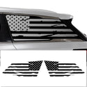 Quarter Window American Flag Vinyl Decal Stickers Fits Infiniti QX60 2022-2024