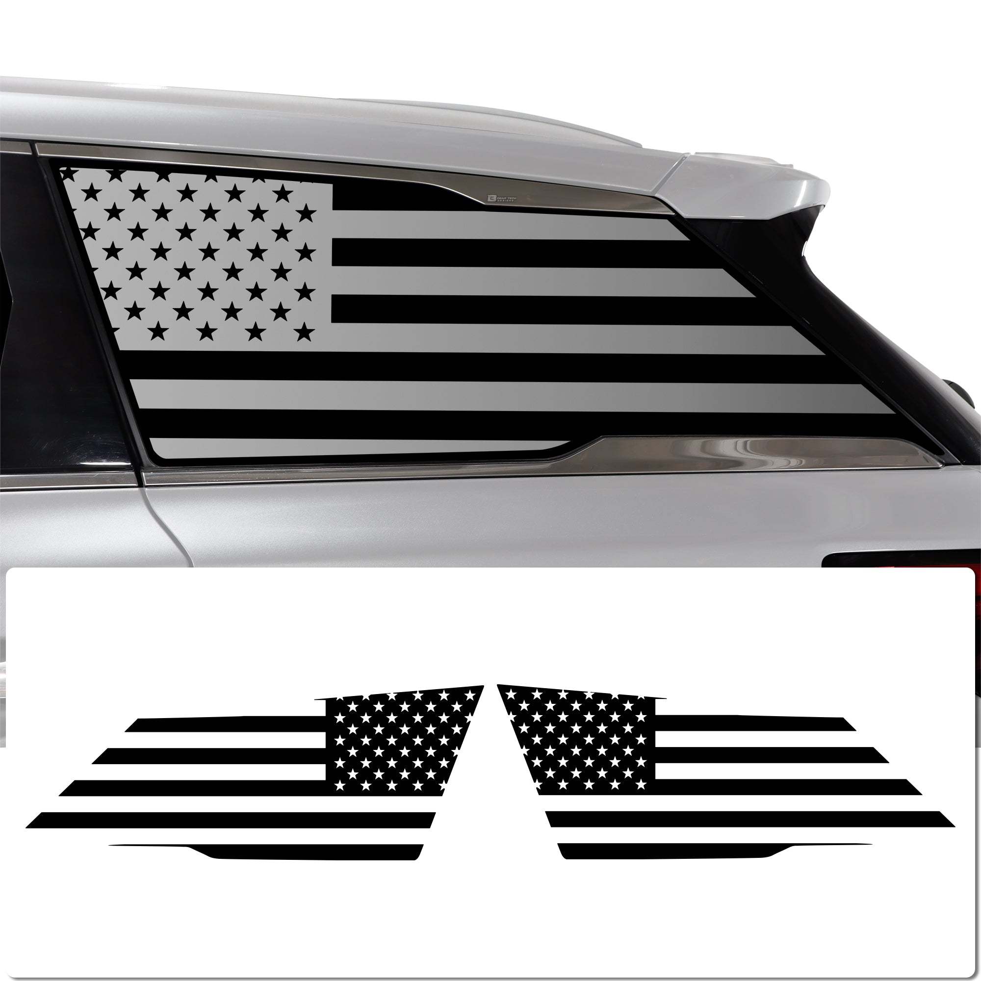 Quarter Window American Flag Vinyl Decal Stickers Fits Infiniti QX60 2 ...