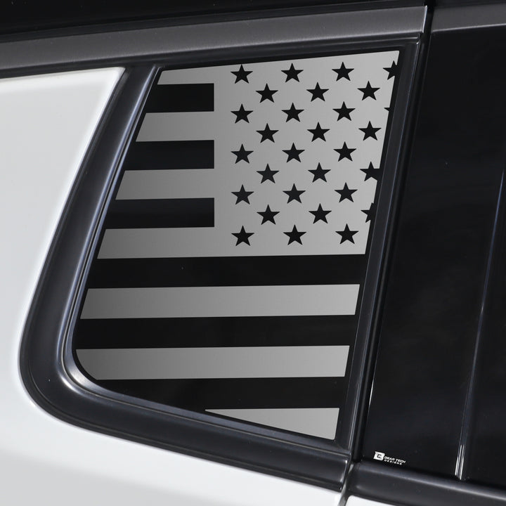 Quarter Window American Flag Vinyl Decal Stickers Fits Jeep Compass 2018 - 2025 - Bogar Tech Designs