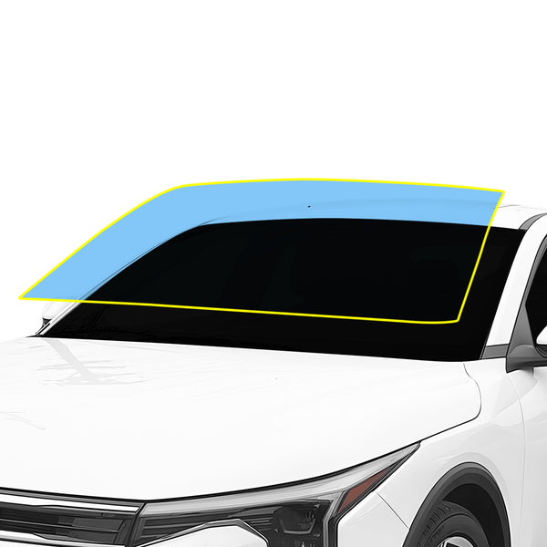 KIA K4 2025+ Windshield Protection Film Kit – Precut Clear PPF (Rock Chip Protection)
