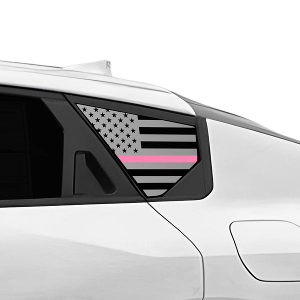 Fits KIA K4 2025+ Quarter Window American Flag Vinyl Decal Stickers