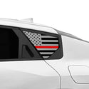 Fits KIA K4 2025+ Quarter Window American Flag Vinyl Decal Stickers