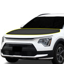 Fits KIA Niro 2023+ Precut Premium Gloss Black Carbon Fiber Hood Paint Protection Film PPF Decal Film Kit