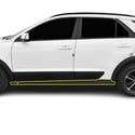 Fits KIA Niro 2023+ Side Skirt Rocker Panel Vinyl Blackout Decal Stickers Overlay Film, Carbon Fiber & Gloss Black