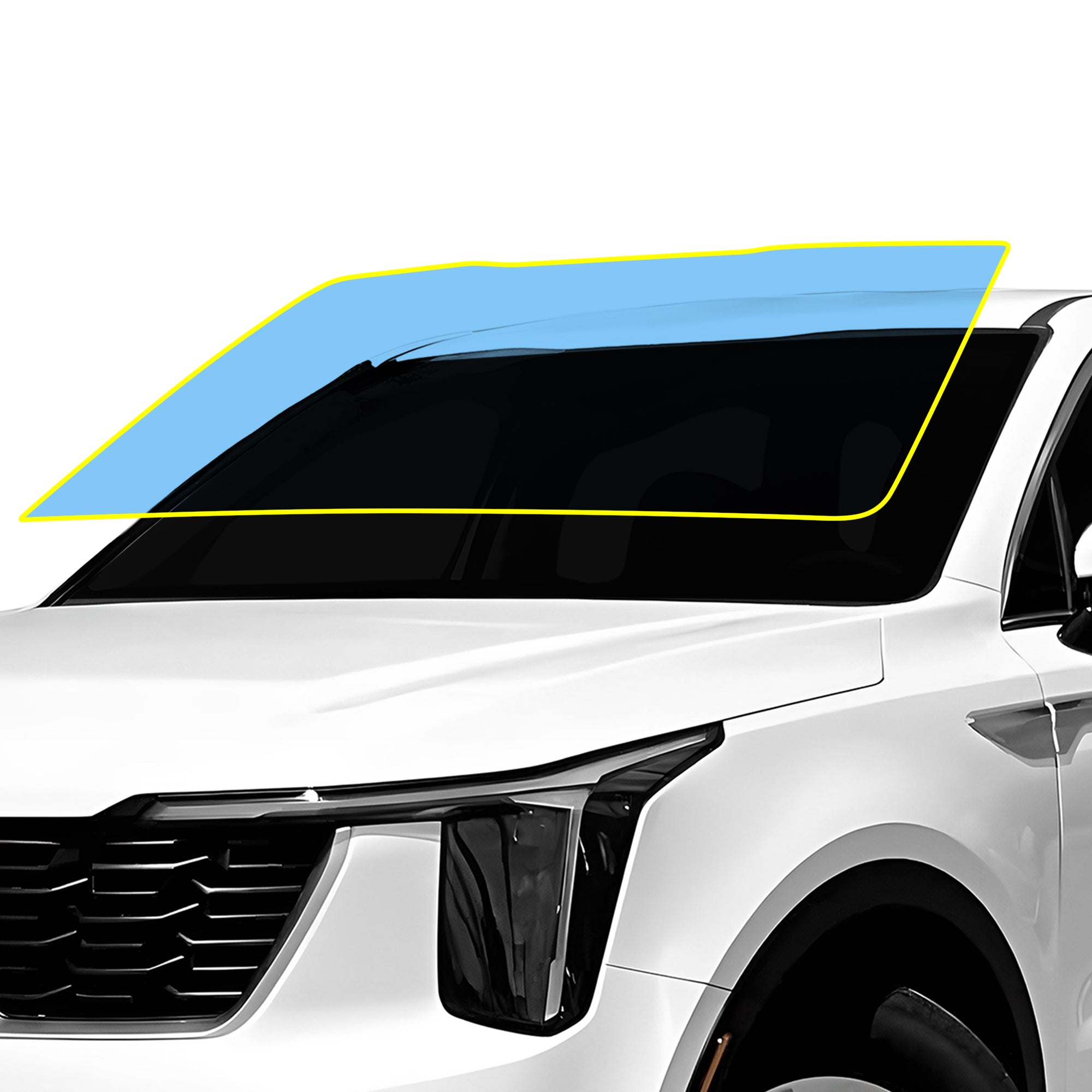 For KIA Sorento 2021+ Precut Front Rear Windshield Premium Protection Self Healing Film Kit - Bogar Tech Designs