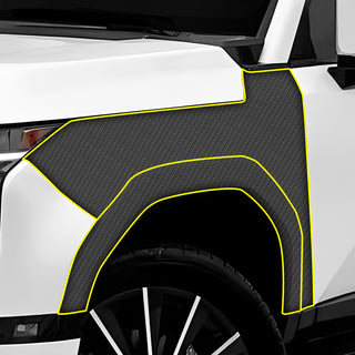 Fits Lexus GX 550 2024+ Precut Premium Gloss Black Carbon Fiber Fender Paint Protection Film PPF Decal Film Kit