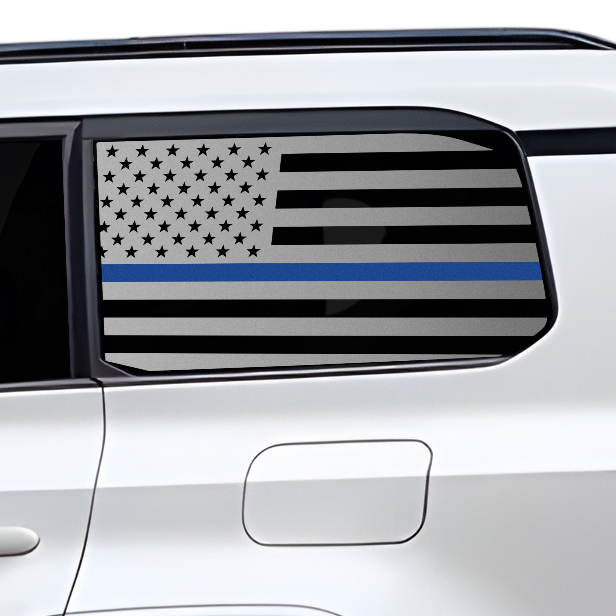 Fits Lexus GX 2024 - 2025 Quarter Window American Flag Vinyl Decal Stickers - Bogar Tech Designs