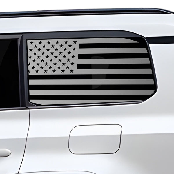 Fits Lexus GX 2024+ Quarter Window American Flag Vinyl Decal Stickers