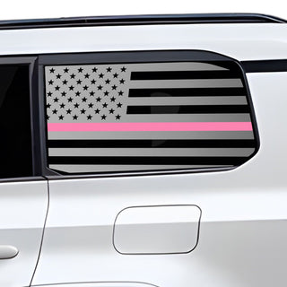 Buy thin-pink-line Fits Lexus GX 2024+ Quarter Window American Flag Vinyl Decal Stickers