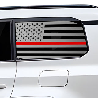 Buy thin-red-line Fits Lexus GX 2024+ Quarter Window American Flag Vinyl Decal Stickers