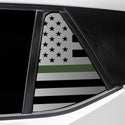 Quarter Window American Flag Vinyl Decal Stickers Fits Lexus RZ 2023-2024