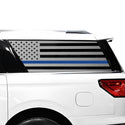 Fits Lincoln Navigator L 2018+ Quarter Window American Flag Vinyl Decal Stickers