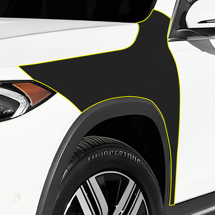 Fits Mercedes - Benz EQB 2022+ Precut Premium Gloss Black Carbon Fiber Fender Paint Protection Film PPF Decal Film Kit - Bogar Tech Designs