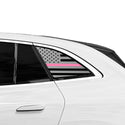 Fits Mercedes-Benz EQE SUV 2023+ Quarter Window American Flag Vinyl Decal Stickers