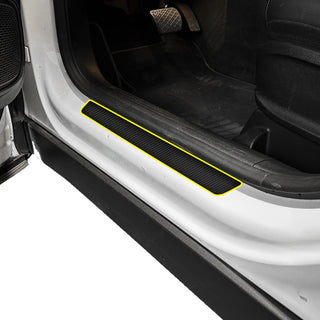 Fits Mercedes-Benz GLB 2020+ Precut Door Sill Premium Paint Protection Film PPF Decal Film Kit, Gloss Black Carbon Fiber