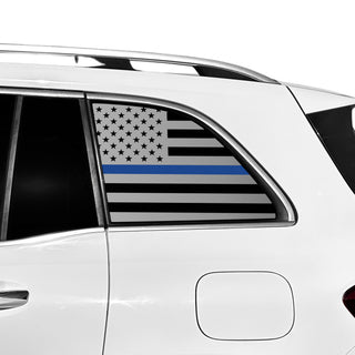 Buy thin-blue-line Fits Mercedes-Benz GLB 2020+ Quarter Window American Flag Vinyl Decal Stickers