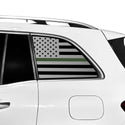 Fits Mercedes-Benz GLB 2020+ Quarter Window American Flag Vinyl Decal Stickers