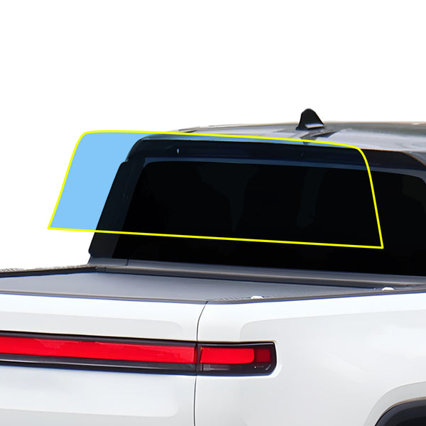 For Rivian R1T 2022+ Precut Front Rear Windshield Premium Protection Self Healing Film Kit