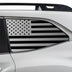 Quarter Window American Flag Vinyl Decal Stickers Fits Subaru Ascent 2023 - 2025 - Bogar Tech Designs
