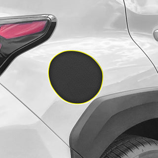 Fits Subaru Crosstrek 2024+ Precut Fuel Door Premium Paint Protection Film PPF Decal Film Kit Gas Cap Cover, Gloss Black Carbon Fiber