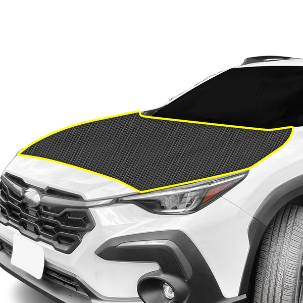 Fits Subaru Crosstrek 2024+ Precut Premium Gloss Black Carbon Fiber Hood Paint Protection Film PPF Decal Film Kit