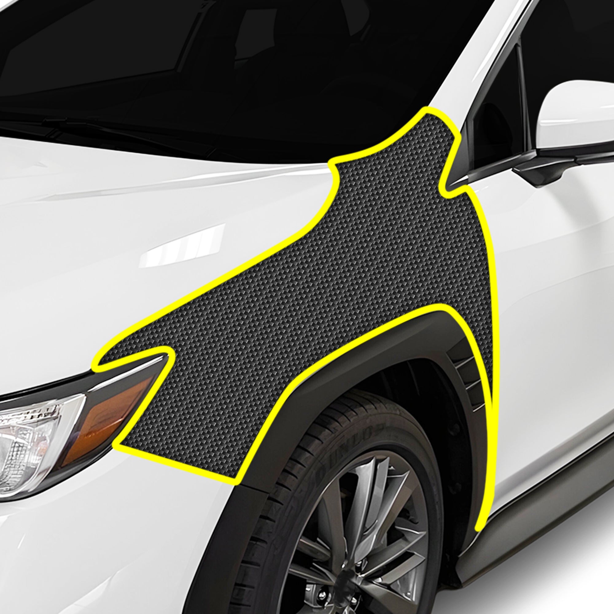 Fits Subaru WRX 2022+ Precut Premium Gloss Black Carbon Fiber Fender Paint Protection Film PPF Decal Film Kit - Bogar Tech Designs
