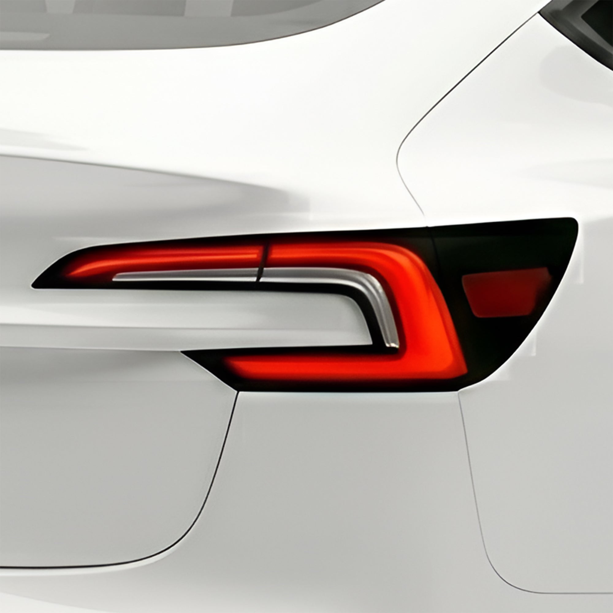 Tesla Model 3 2024–2026 Dark Smoke Headlight & Taillight Tint Kit – Precut Vinyl Lens Overlays
