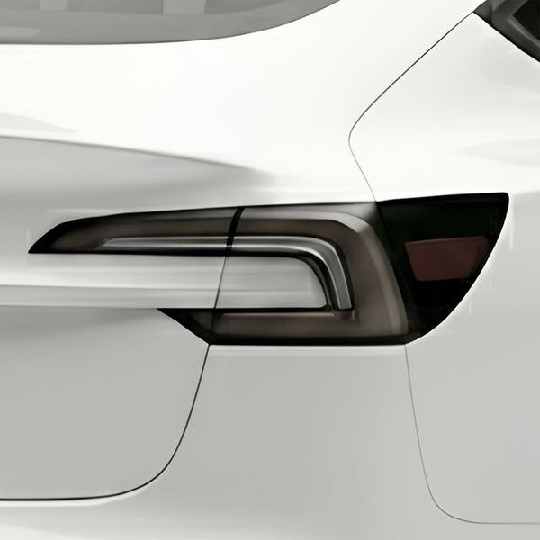 Tesla Model 3 2024–2026 Dark Smoke Headlight & Taillight Tint Kit – Precut Vinyl Lens Overlays