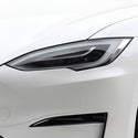 Tesla Model S 2017–2026 Dark Smoke Headlight & Taillight Tint Kit – Precut Vinyl Lens Overlays