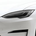 Tesla Model S 2017–2026 Dark Smoke Headlight & Taillight Tint Kit – Precut Vinyl Lens Overlays