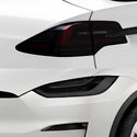 Tesla Model X 2022–2026 Dark Smoke Headlight & Taillight Tint Kit – Precut Vinyl Lens Overlays