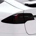 Tesla Model X 2022–2026 Dark Smoke Headlight & Taillight Tint Kit – Precut Vinyl Lens Overlays