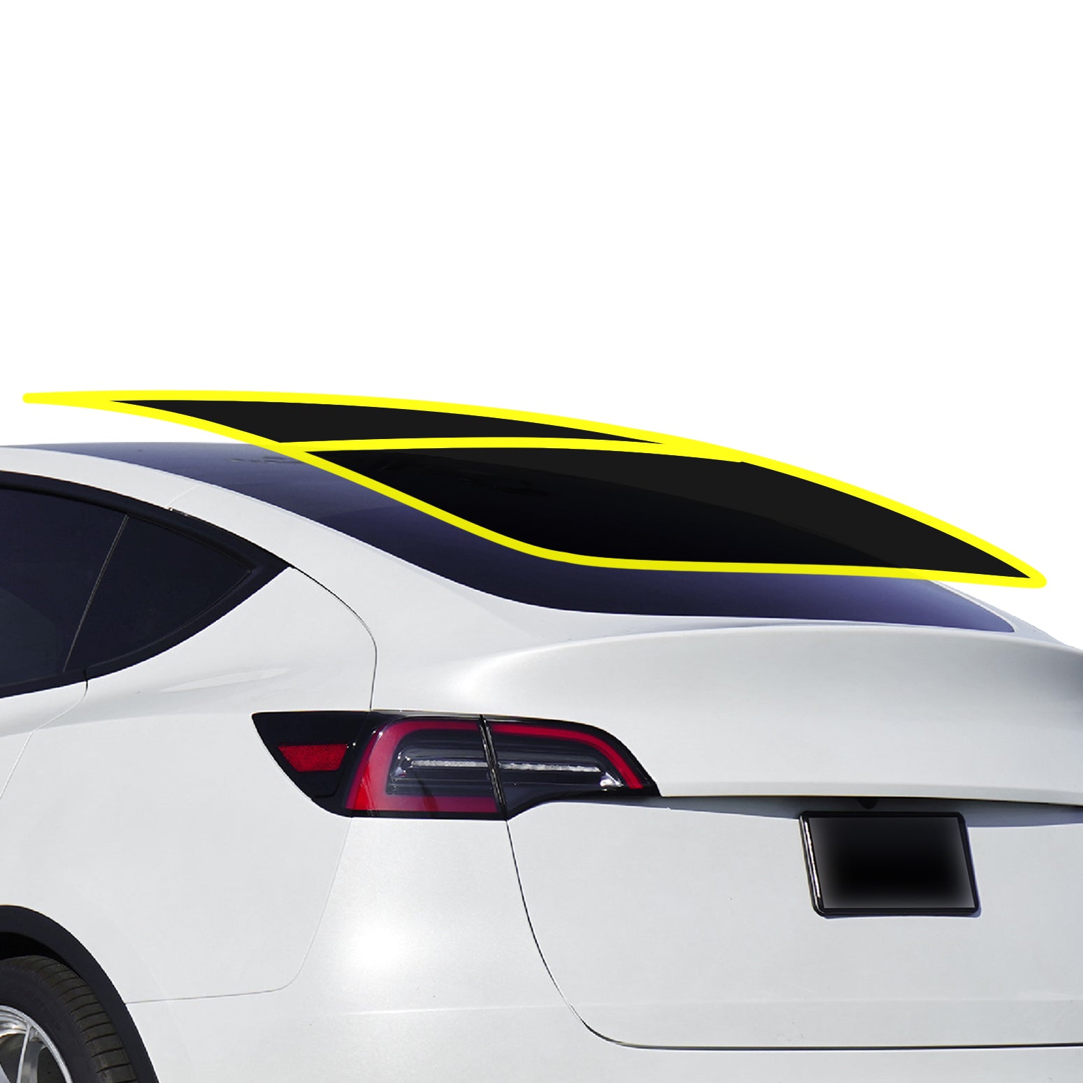 Precut Rear Windshield Premium Nano - Ceramic Window Film Tint Kit For Tesla Model Y - Bogar Tech Designs