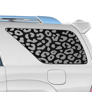 Precut Leopard Cheetah Rear Side Quarter Window Decal Sticker Fits Toyota 4Runner 2003-2009