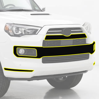 Buy gloss-black Toyota 4Runner 2014-2024 Blackout Chrome Delete Kit - Precut Gloss Black Vinyl Overlays