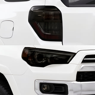 Toyota 4Runner 2014–2024 Dark Smoke Headlight & Taillight Tint Kit – Precut Vinyl Lens Overlays