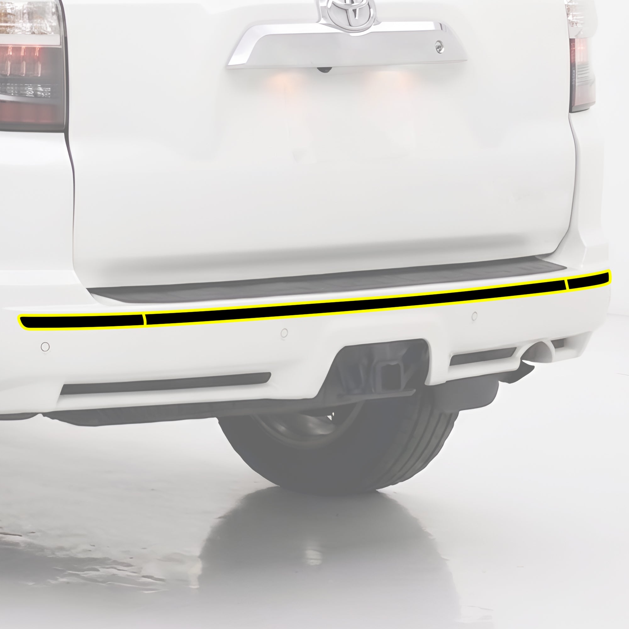 Toyota 4Runner 2014-2024 Blackout Chrome Delete Kit - Precut Gloss Black Vinyl Overlays