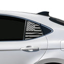 Fits Toyota Camry 2025+ Quarter Window American Flag Vinyl Decal Stickers