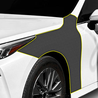 Fits Toyota Mirai 2021+ Precut Premium Gloss Black Carbon Fiber Fender Paint Protection Film PPF Decal Film Kit