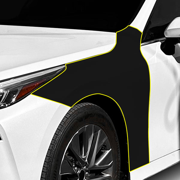 Fits Toyota Mirai 2021+ Precut Premium Gloss Black Carbon Fiber Fender Paint Protection Film PPF Decal Film Kit