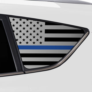 Buy thin-blue-line Quarter Window American Flag Vinyl Decal Stickers Fits Toyota Rav4 2013-2018