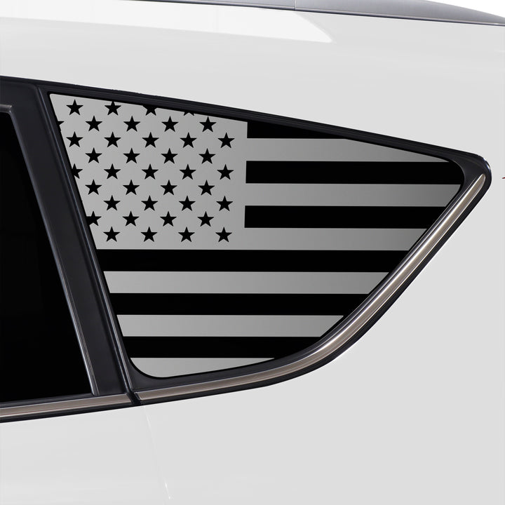 Quarter Window American Flag Vinyl Decal Stickers Fits Toyota Rav4 2013 - 2018 - Bogar Tech Designs