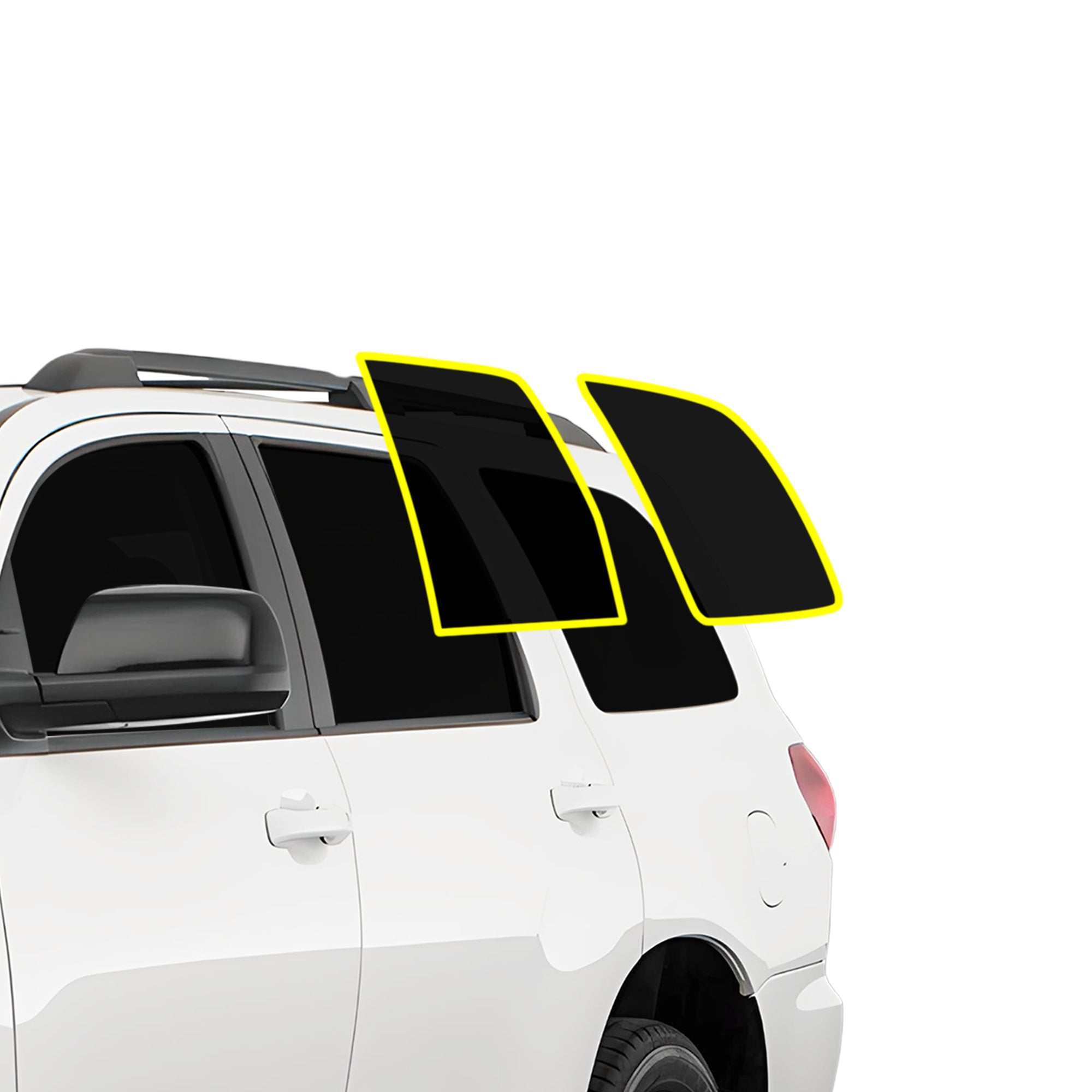 Fits Toyota Sequoia 2008 - 2022 Premium Nano Ceramic Precut Window Tint Film Kit Front Rear Windows Windshield - Bogar Tech Designs