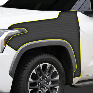 Fits Toyota Sequoia 2023+ Precut Premium Gloss Black Carbon Fiber Fender Paint Protection Film PPF Decal Film Kit